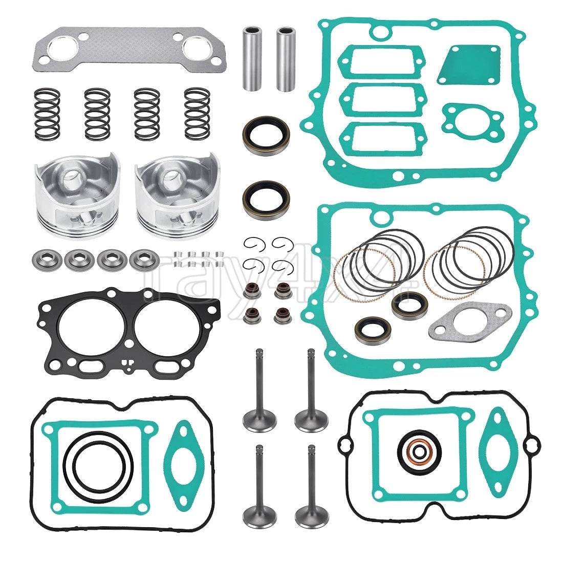 Engine Rebuild Kit Gasket & Piston Ring for EZGO 350cc EH35C (1996–2002)