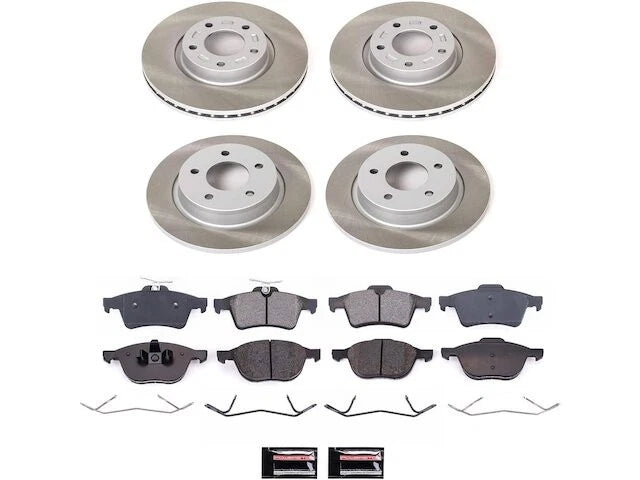 Brake Pad and Rotor Kit for Mazda 3 2.3L (2004–2013) PC398SY