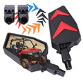 1.75" Rear View Side Mirrors for CFMOTO ZForce 950/1000, Kubota RTV X1140