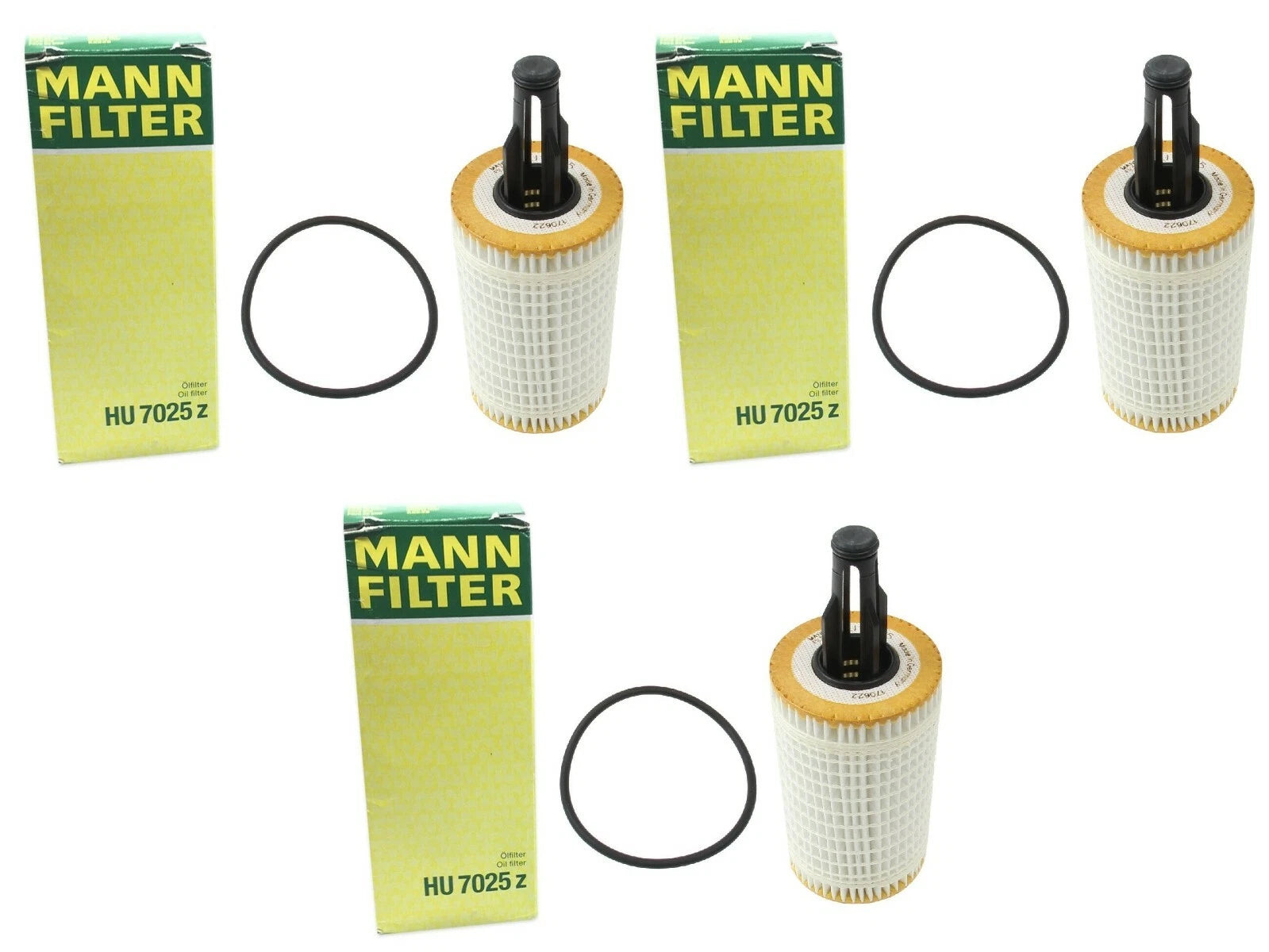 Set of 3 Oil Filters for MB C/CL/CLS/E/GL/GLC/GLE/GLK/GLS/ML/R/SL/SLC Class