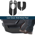 Car Door Anti Kick Pad Sticker Protector for Honda Civic (2012) - Black Set