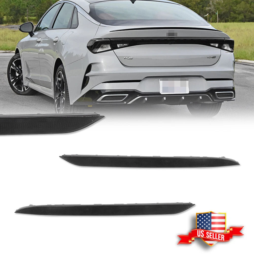 2X Smoke Lens Rear Bumper Reflectors for Kia K5 (2021–2023)