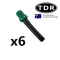 6pcs Green Gas Fuel Cap Valve Vent Breather Hose for Dirt Quad Bike