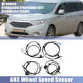 Set of 2 ABS Wheel Speed Sensors for Nissan (781913533662)