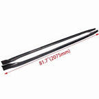 100% Carbon Fiber Side Skirts for Tesla Model 3 (2017–2023)