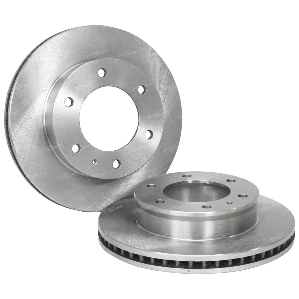 Front Disc Brake Rotors + Pads for Mazda B2600 (2002-2011)