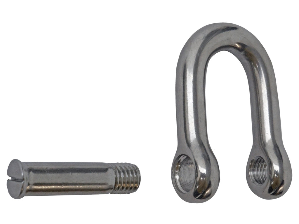 1/2" Marine Boat Chain D Rigging Dee Shackle with Screw Pin Stainless Steel