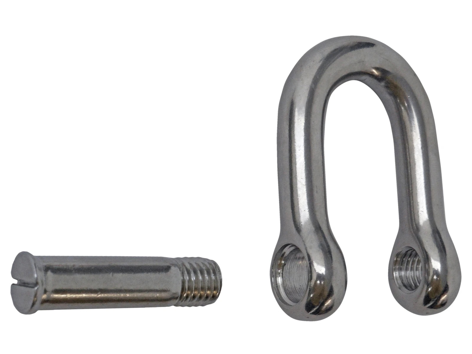1/2" Marine Boat Chain D Rigging Dee Shackle with Screw Pin Stainless Steel