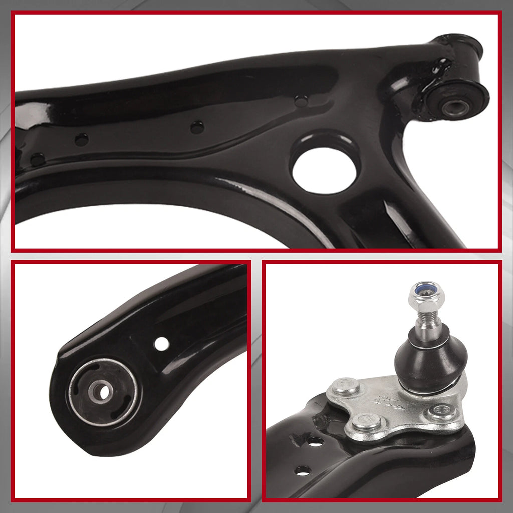 Set of 2 Front Lower Control Arms for Audi A1 (2011–2018) VW Polo (2013–2018)