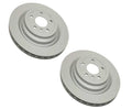 Set of 2 Rear Brake Disc Rotors for MB W166 GLE 43 450 AMG (2016–2018)