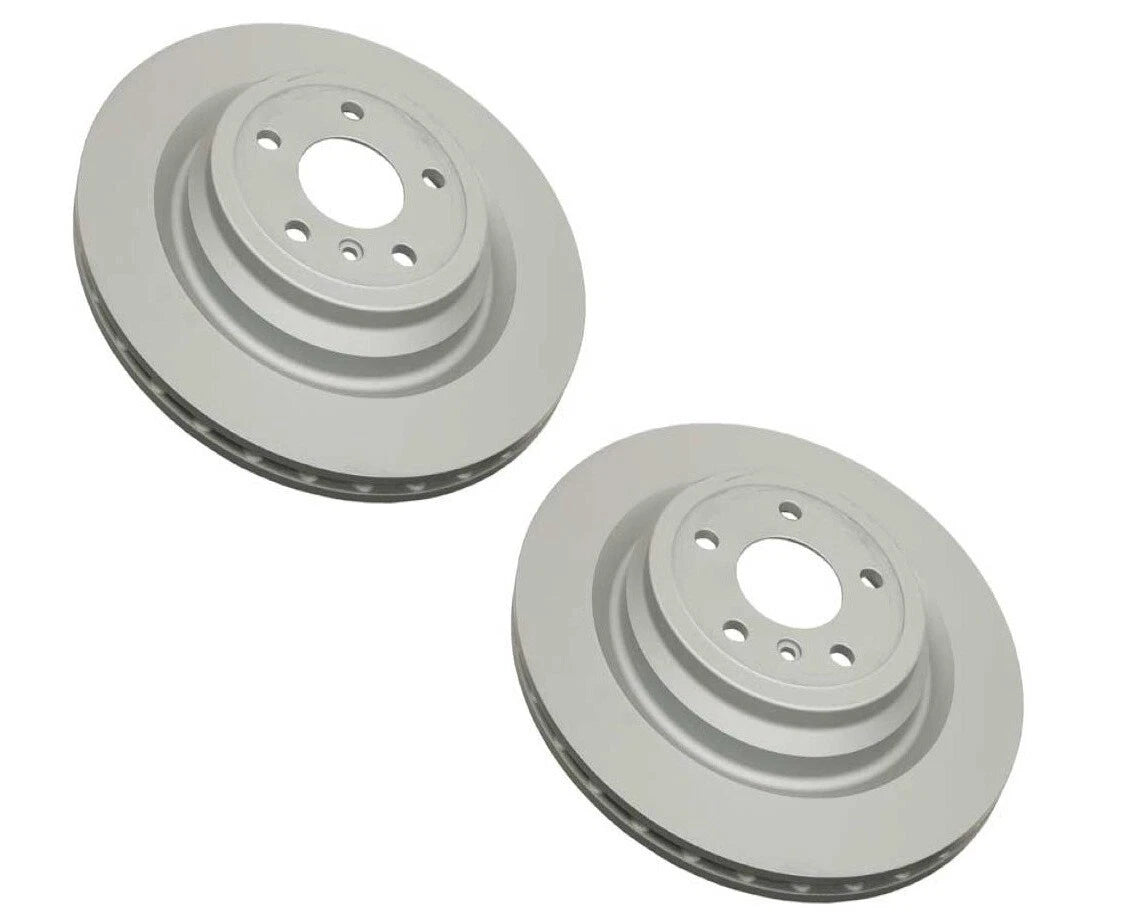 Set of 2 Rear Brake Disc Rotors for MB W166 GLE 43 450 AMG (2016–2018)