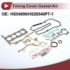 Set of 1 Timing Cover Gasket Kit No.HS54898 for Chevy Cruze 1.4L (2011–2015)