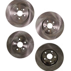 Front and Rear Disc Brake Rotors for Lexus CT200h (2011–2016)