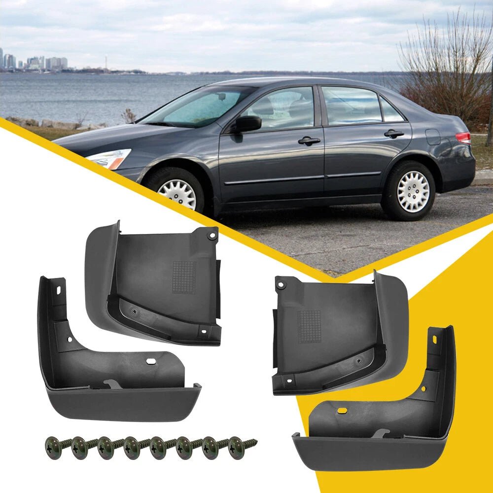Set of 4 Mud Guards for Honda Accord (2003–2007) Sedan