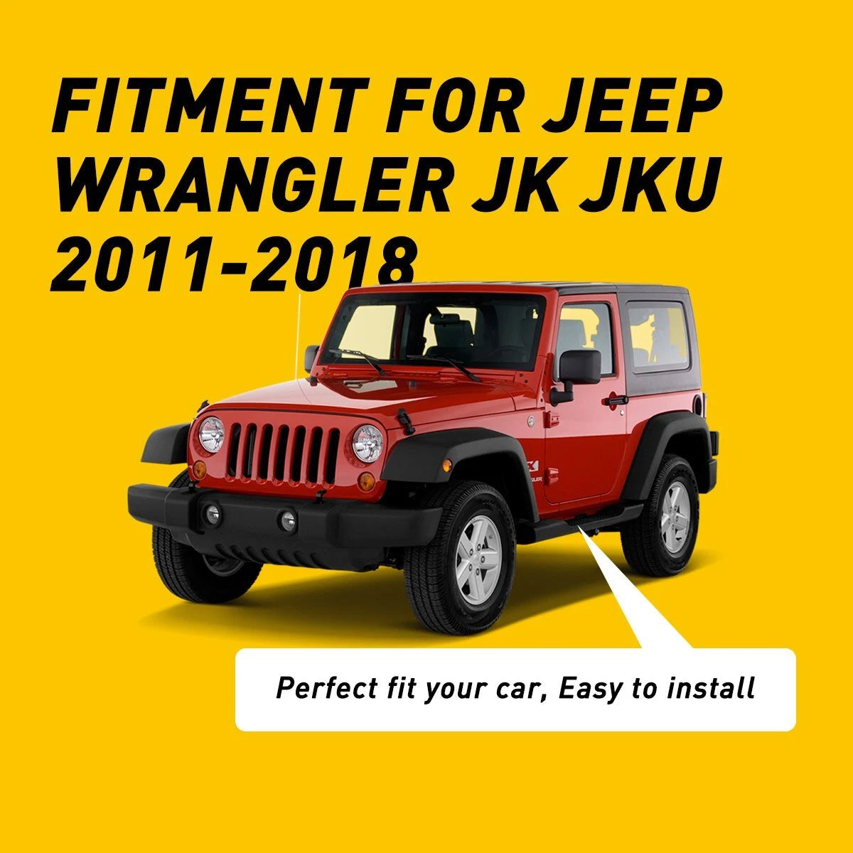Armrest Storage Box for Jeep Wrangler JK JKU (2011–2018)