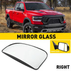 Power Heated Exterior Mirror Glass RH for Dodge Ram 1500 2500 (EXV)