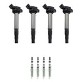 Set of 4 Ignition Coils & NGK Iridium Spark Plugs for Toyota Corolla Prius V