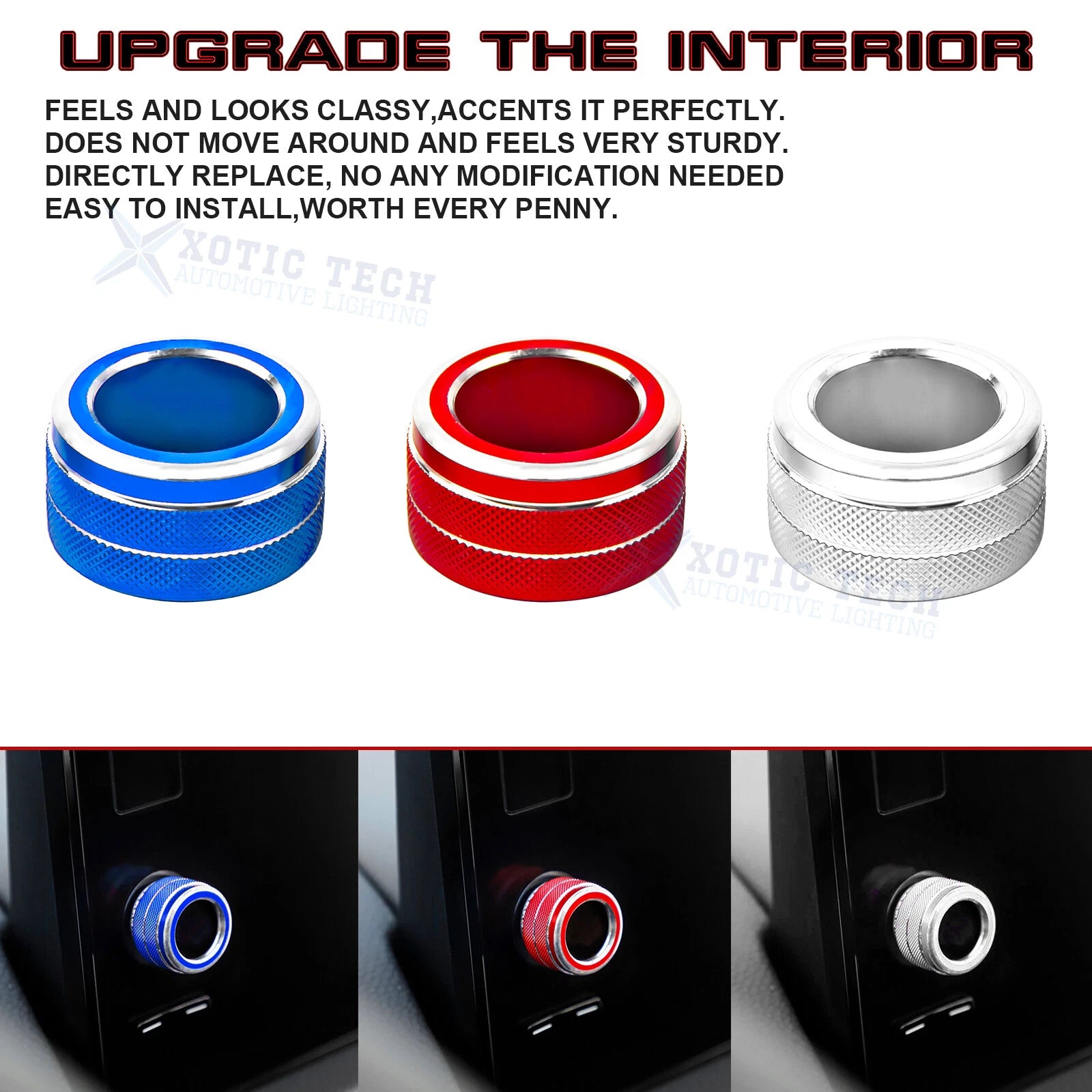 Navigation Switch Knob Ring Cover Trim for Honda Civic (2023-2025)