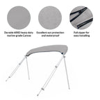 Bimini Top Boot Cover for 3-4 Bow Tops (Waterproof, Heavy Duty)