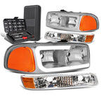 LED Bar Headlight Bumper Lamps for GMC Sierra Yukon (1999–2007)