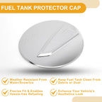 Fuel Tank Door Cap for Chevy Blazer (2020–2025) Chrome Silver Tone