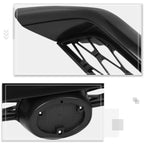 Front Upper Grille for Toyota 4Runner (2014) w/Badge Slot, Black Trim