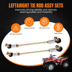 2X Tie Rod Assembly for Honda FourTrax 300 TRX300FW (1988–2000) 53157-HM5-A11