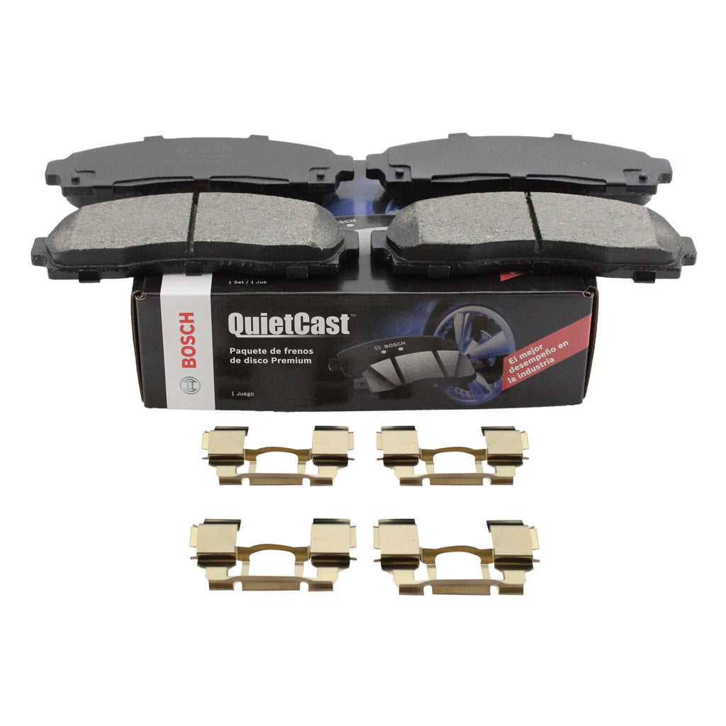 Set of 4 Bosch QuietCast Front Ceramic Brake Pads for Explorer Ranger Mountaineer (B4000)