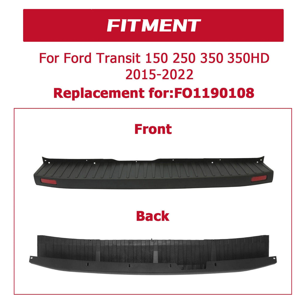 Rear Bumper Cover Top Pad for Ford Transit Pass Van 150/250/350 (2015–2022)