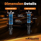 Coilovers Suspension Lowering Kit for Subaru Legacy (1993-1999)