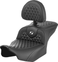 SADDLEMEN Roadsofa Seat with Backrest for FLTR/FLHX (2008–2023)