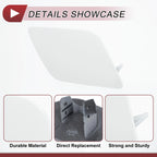 Front Right Washer Nozzle Cover Cap for Audi A6 (2009–2010) 1 Pcs White
