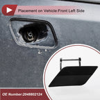 Front Left Washer Nozzle Cover Cap for Mercedes-Benz C350 (2008–2014) Black