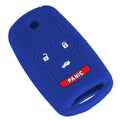 2 x Silicone Remote Key Fob Cover Case for Acura TL TSX ZDX MDX Accord (2004-2020)