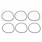 Set of 6 O Ring Cylinder Bore Seals for Mercury 200-300 HP EFI DFI (3.0L) 25-818573