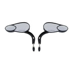 Rearview Mirrors Black for Harley Electra Road Glide Heritage Softail Fatboy