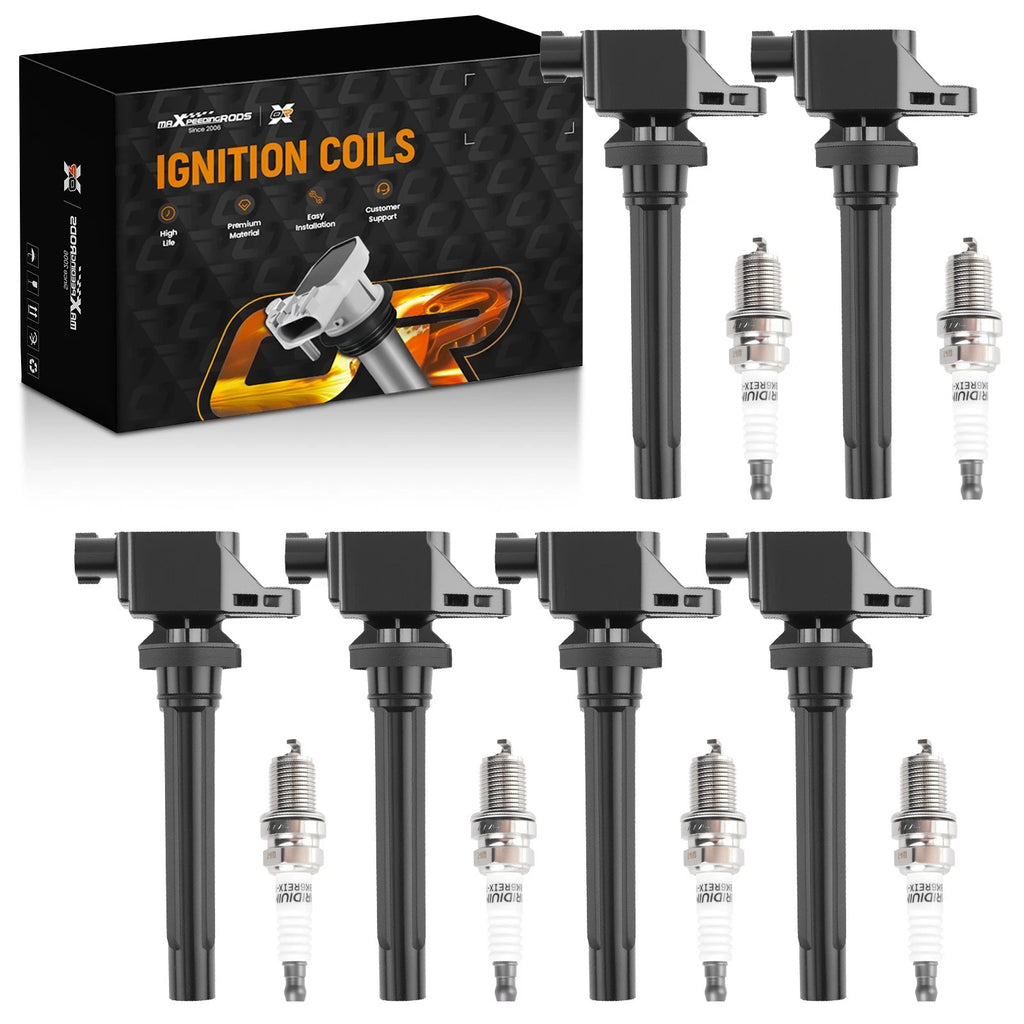 Set of 6 Ignition Coil Pack & Spark Plug Kit for Suzuki Grand Vitara (2006–2008)
