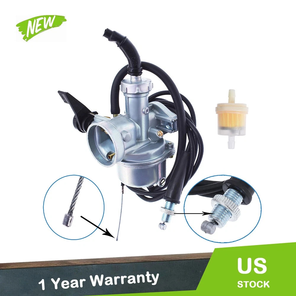 Carburetor with Throttle Cable for Honda XR70R (1998–2003)