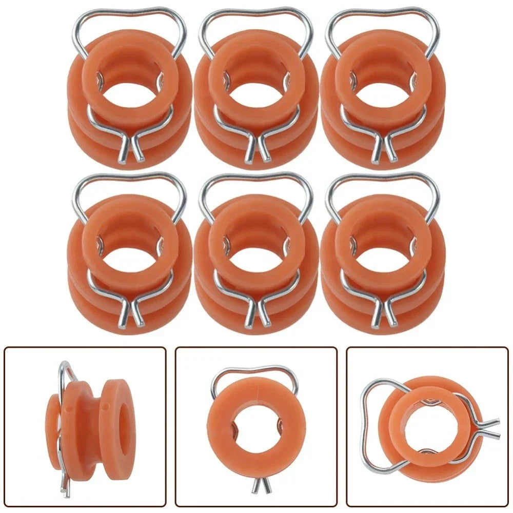 6Pcs Window Regulator Roller Bushings for Ford Mustang Bronco (2005-2023)