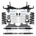 4" / 6" Lowering Drop Kit w/1" Rotors & Shocks for Chevy GMC C10 C15 (1973–1987)
