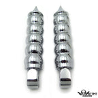Chrome Calabash Footpegs for Suzuki Intruder 1400/Boulevard S83 (1995–2008)