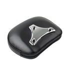 Black Stitching Sissy Bar Backrest Pad for Harley Street Glide (2014-2023)