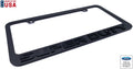 Matte Black License Plate Frame with Emblem for Ford F-250 F-350 (2017–2024)
