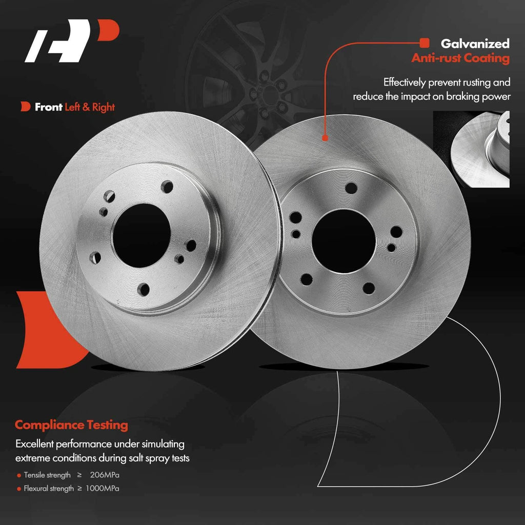 2Pcs Front Disc Brake Rotors for Infiniti I30 (2000–2001) Nissan Maxima