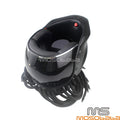 Carbon Fiber Full Face Motorcycle Helmet for Predator DOT Approved - M Size