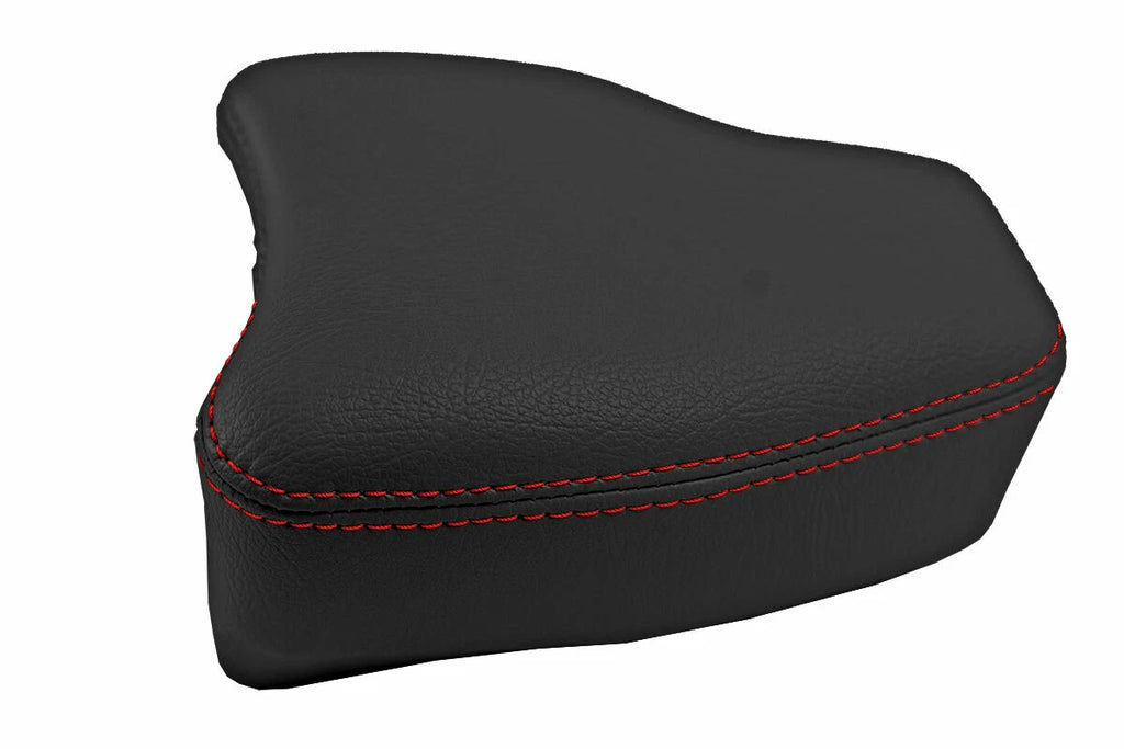Console Lid Cover Leather for Subaru BRZ Scion GRS Toyota (2013–2020) Red Stitch