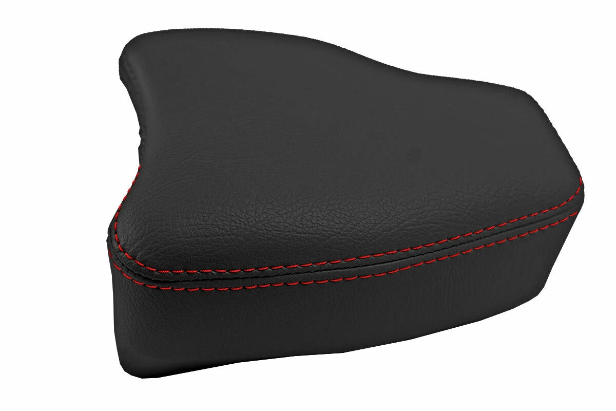Console Lid Cover Leather for Subaru BRZ Scion GRS Toyota (2013–2020) Red Stitch