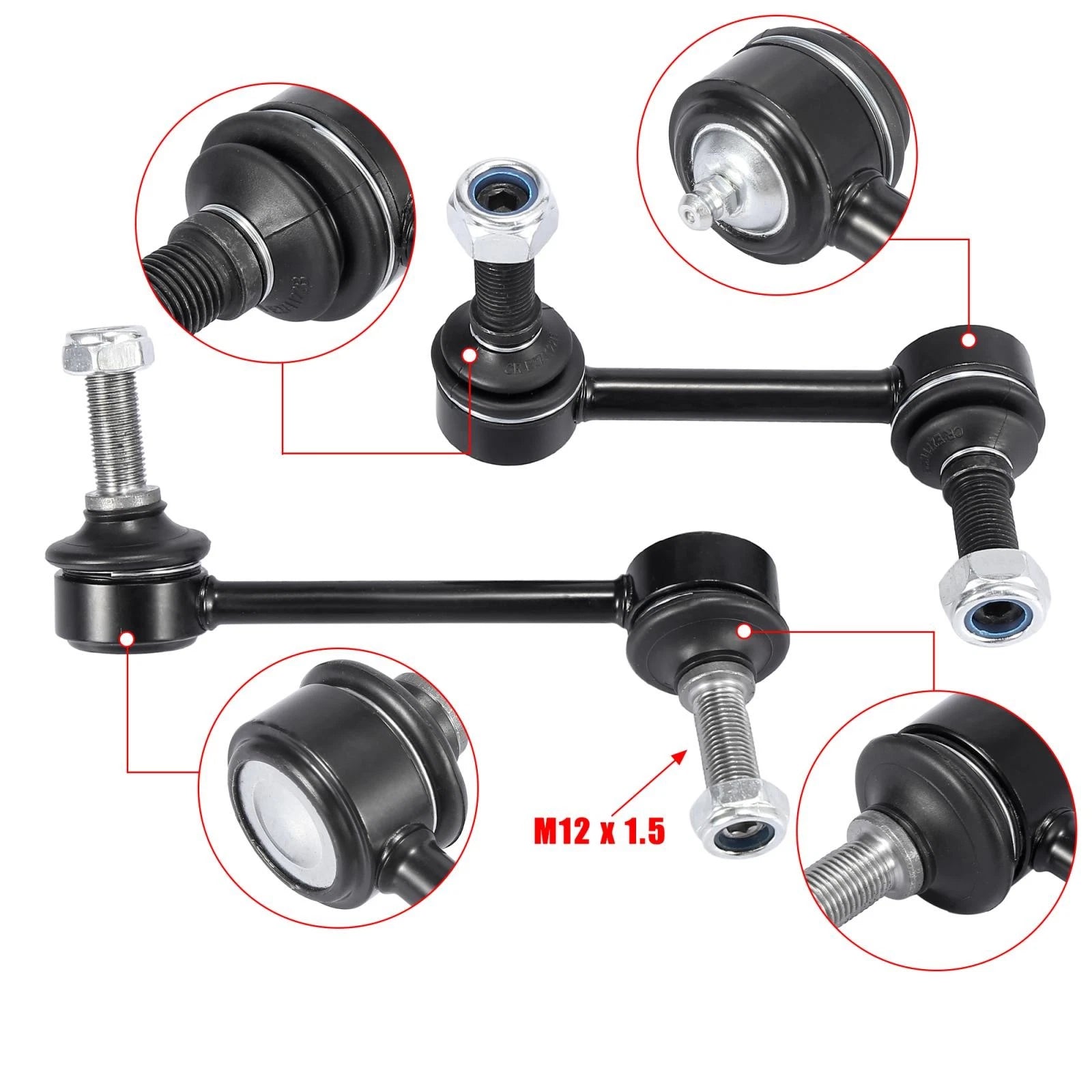 Sway Bar End Link Set K6667 for Chevrolet Trailblazer (2002–2009)
