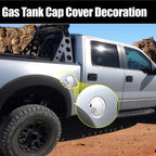 Fuel Tank Cover Door for Ford F-150 (2015–2020) Silver Tone