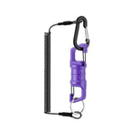 Outdoor Magnetic Snap Hook for Fishing Gear Retractable Coiled Lanyard